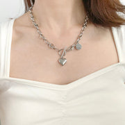Cool Heart Chain Necklace
